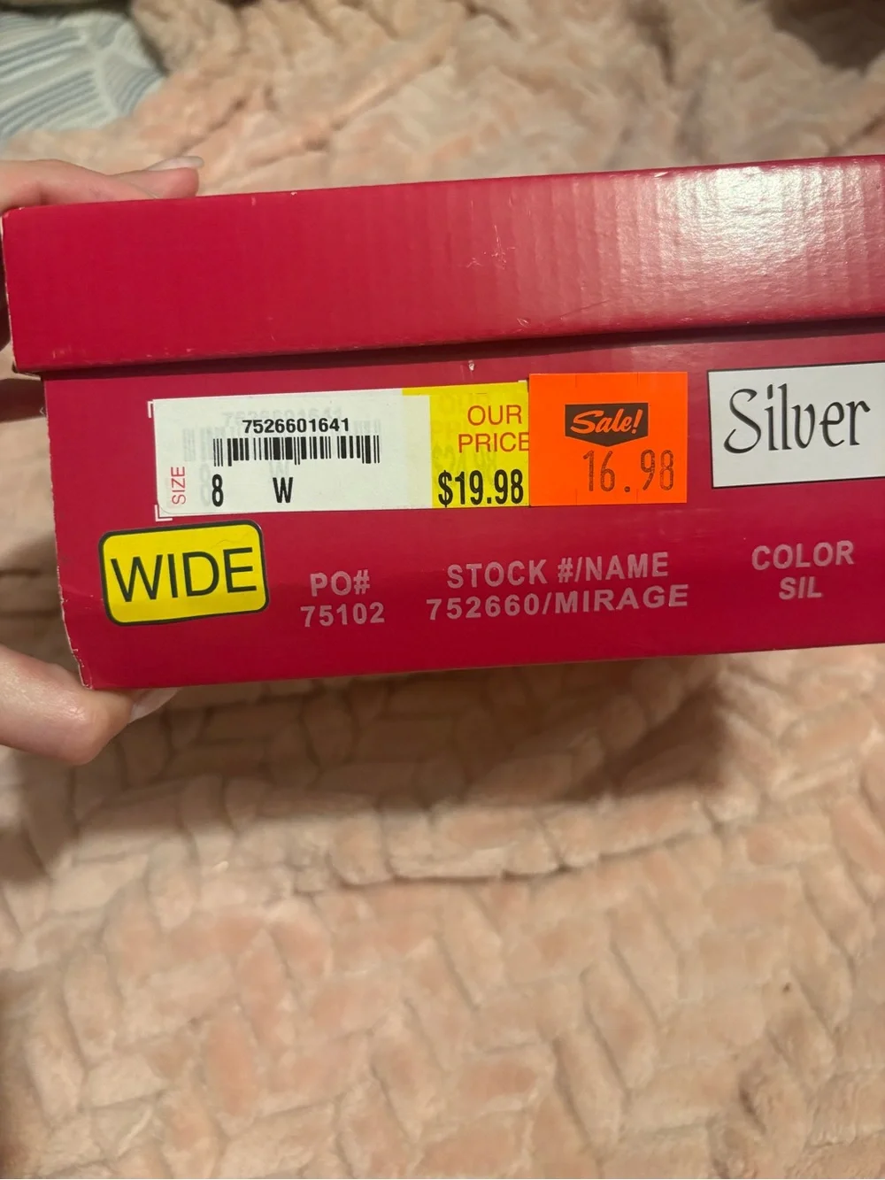 Wide Silver Heels - Mirage Style